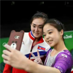 North and South Korean gymnasts take a selfie together [PHOTO] 11