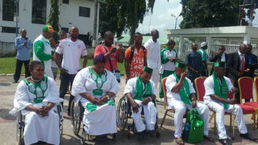 Governor Rochas Okorocha Fulfils Promise To Imo State Paralympians. Gives Them Brand New Cars For Winning Gold At Rio 1