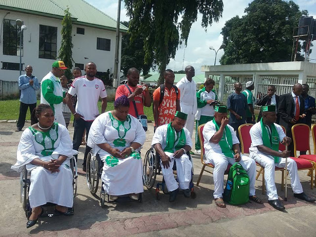 Governor Rochas Okorocha Fulfils Promise To Imo State Paralympians. Gives Them Brand New Cars For Winning Gold At Rio 25