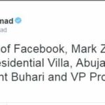 Facebook Founder Mark Zuckerberg Back to Nigeria. Meets with President Buhari 18