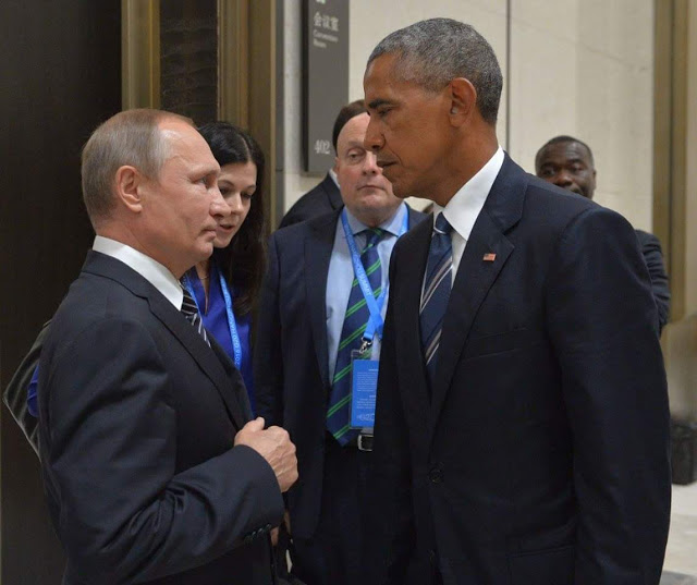 Checkout this photos of Barack Obama and President Putin Of Russia 1