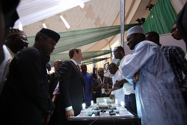 PHOTOS OF Mark Zuckerberg At Aso Villa Democracy Day in Abuja. 2