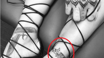 Rihanna gets new tattoo dedicated to Drake(Photo) 4