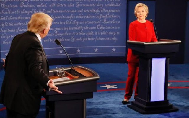 US ELECTION: Hillary Clinton And Donald Trump clash on race, temperament and taxes in fiery first presidential TV debate 20