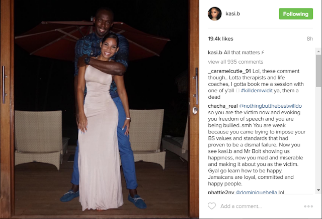 If you believe what you read, then you don't know us - Usain bolt shares new photo with girlfriend 3