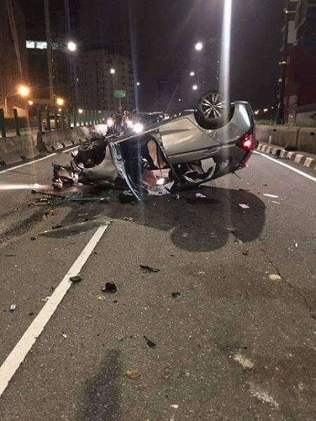OMG! Nigerian Man And Girlfriend Involved In Ghastly Accident After Clubbing In Malaysia [PHOTOS] 1