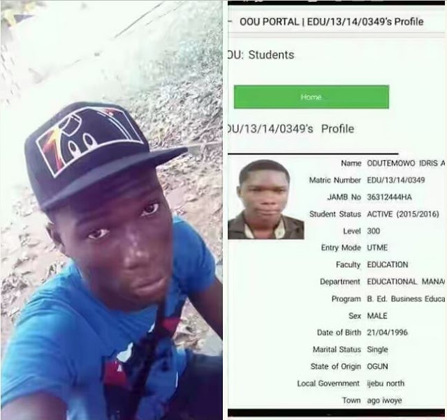 300L Olabisi Onabanjo University Student Found Dead Near a River 5 Days after Going Missing (Photos) 3