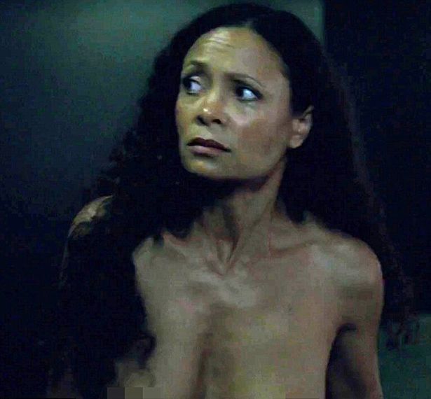 Thandie Newton goes stark naked for her role as robot sex-worker in new TV series Westworld [PHOTOS] 4