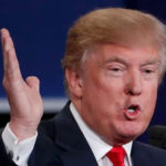 Republican US presidential nominee Donald Trump speaks during their third and final 2016 president 1