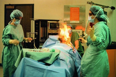 Woman Set Ablaze During Surgery....Read Shocking Details 1