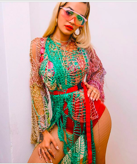 Rita Ora displays her stunning physique in see through outfit 4