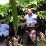 Chinese Man Forced To Pack His Poo-Poo By Angry Mob After He Was Caught Messing Up A Beautiful Garden 5