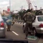 Soldier Orders Man Out Of Car To Do Frog Jump In Broad Daylight For Obstructing His Movement - Watch Video 4