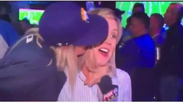 See How A Female Reporter Reacted After Being Sexually Assaulted By Lady On Live TV -See Photo 1
