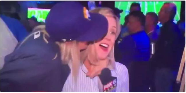 See How A Female Reporter Reacted After Being Sexually Assaulted By Lady On Live TV -See Photo 1