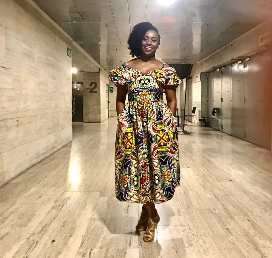 #WearNigeria! Ten Times Writer Chimamanda Adichie Slayed While Wearing Nigerian Designers 8