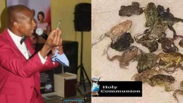 Pastor Feeds Frog, Dog Meat And Blood To Members During Communion As Cure For HIV/AIDS And Cancer - See Photos 1