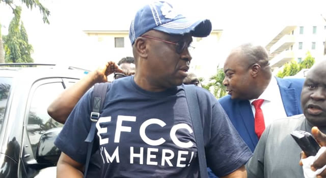 Fayose And Team Storms EFCC Office Wearing A Bold 'EFCC I'm Here' Statement T-Shirt 64