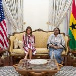 Melania Trump visits Ghana as she takes first solo trip abroad. 15