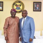Governor Ambode Of Lagos State Receives Bitter Rival 'Sanwo-olu' In His Office After Primary Election 10