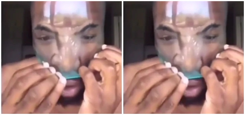 Man Nearly Killed Himself While Experimenting With A Condom Over His Head - Watch Video 4