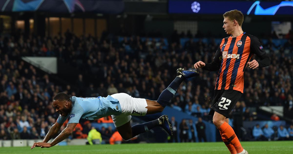 Twitter Reacts As Referee Makes The Worst Decision Of All Time In Man City vs Shakhtar UCL Game 1
