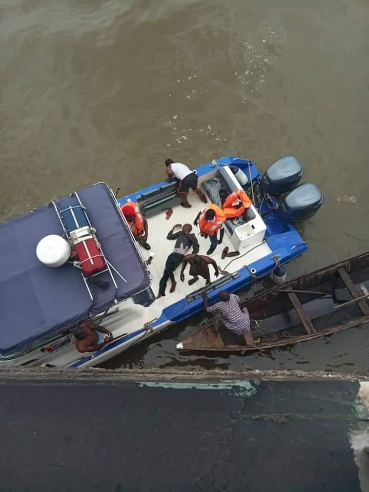Horror As Man Parks Vehicle On Third Mainland Bridge, Jumps Into The Lagos Lagoon - See Photos 16