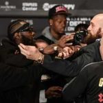 Tyson Fury And Deontay Wilder Clash At Final Press Conference For WBC Heavyweight Title - [Photos/Video] 12