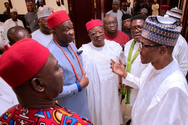 South East Governors Finally Meets President Buhari, Demands Second Niger Bridge Ready In 24 Months 10