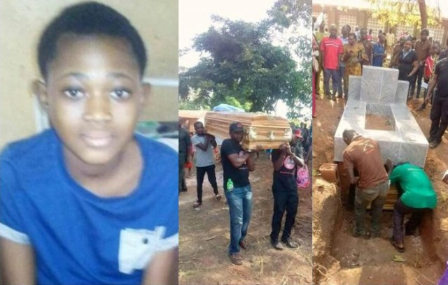 13-Years Old Ochanya Who Was Allegedly Raped By Father And His Son, Buried Amidst Tears 9