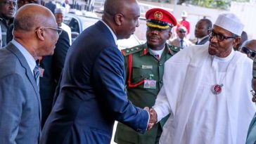 Buhari And Saraki Meets In Public For The First Time Since The Senate President Dumped APC For PDP 2