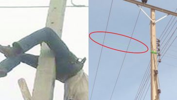 25-Years-Old APC Man Electrocuted While Hanging Buhari's Picture On Electric Pole 2