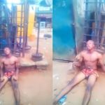 Yahoo boy runs mad after using his Father for rituals (Video) 4