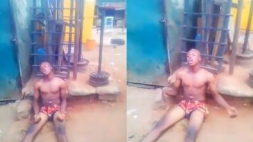 Yahoo boy runs mad after using his Father for rituals (Video) 3