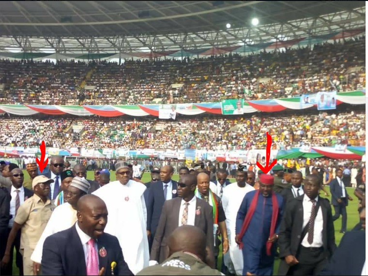 Buhari Kicks Off Presidential Campaign In Akwa Ibom, Oshiomhole And Okorocha Seen Avoiding Each Other 28