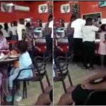 Sad Video Of How A Family Treated Their Housemaid While Celebrating Boxing Day At An Eatery 9