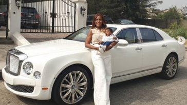 Linda Ikeji's Receives New Bentley Mulsanne She Bought To Celebrate Son's Birth 3