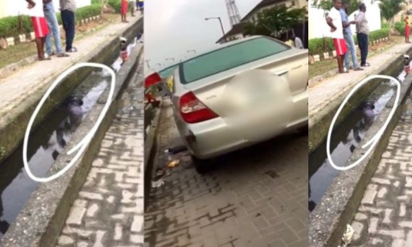Man Reportedly Murdered And Dumped Inside Gutter In Lekki, Lagos - See Photo 7