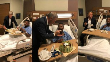President Of Football Club In Turkey Celebrates Christmas With Injured Nigerian Player In Hospital [Photos] 4