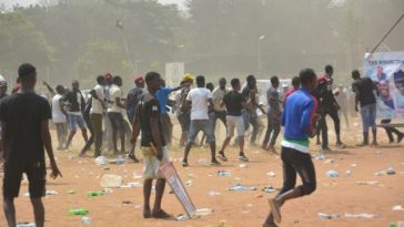 'MC Oluomo' Stabbed, Two Dead, Dozens Injured As Lagos APC Campaign Rally Turns Violent 2