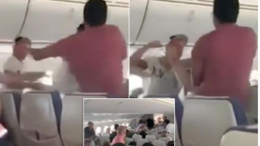 Drama As Drunk Passenger Fights Another Man After Flight Attendant Refuses To Give Him More Beer [Photos] 8