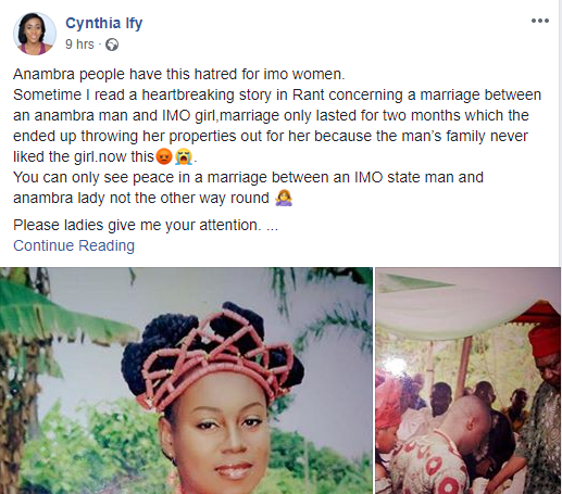 Imo Lady Killed By Poison After Getting Married To Anambra Man Against Family Wish [Photos] 2