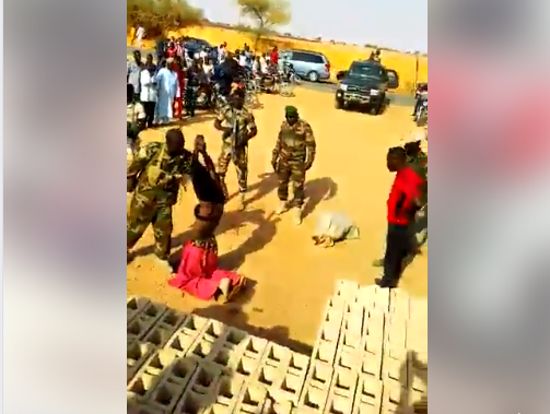 Boko Haram Terrorist Who Disguised As Woman Was Caught And Stripped By Soldiers [Photos] 3
