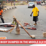 Panic In Benin As Residents Woke Up To Find A Dismembered Corpse In The Middle Of The Road [Video] 13