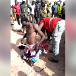Boko Haram Terrorist Who Disguised As Woman Was Caught And Stripped By Soldiers [Photos] 9