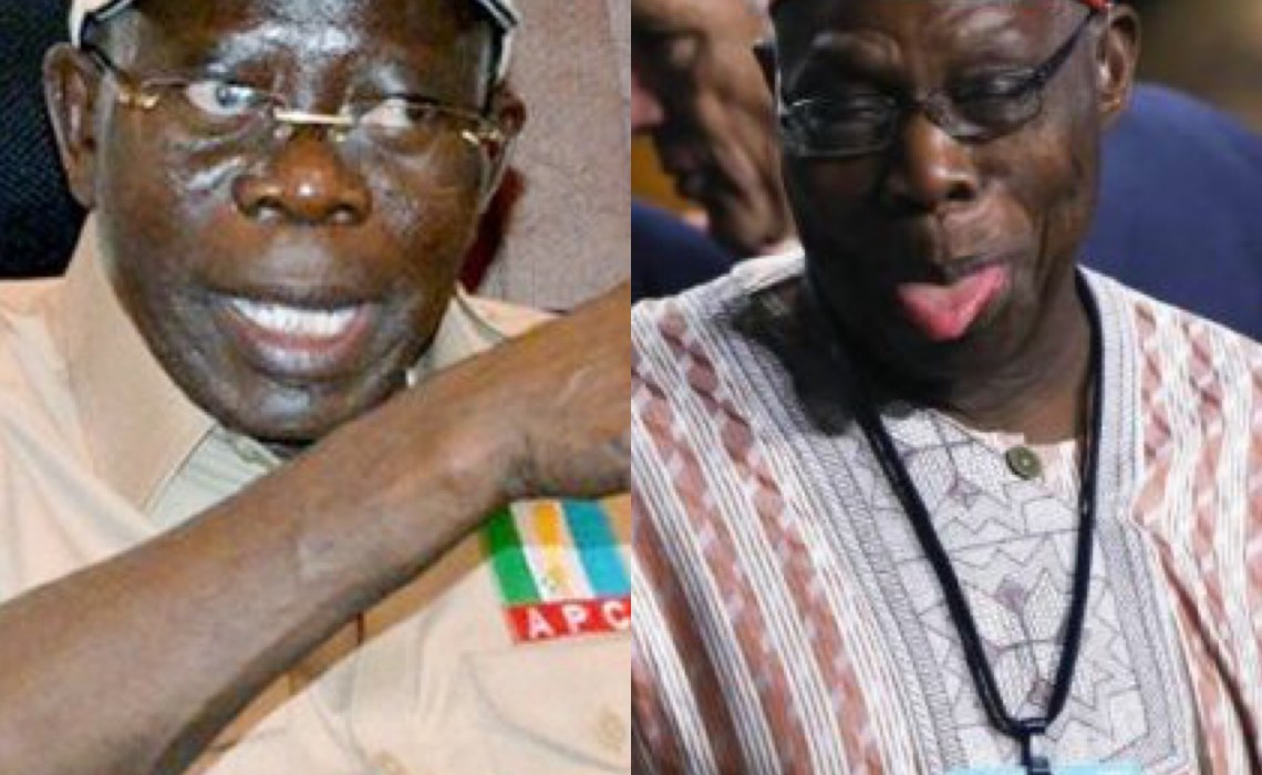 "Obasanjo Handed Nigeria Over To Cameroon Because He Wanted Nobel Prize" - Oshiomhole 1