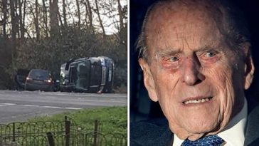 Prince Philip Unhurt As Car Crashes While Driving Near Royal Estate 2