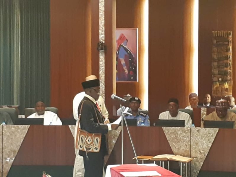 Photos of New Chief Justice of Nigeria Ibrahim Tanko Mohammed's Swearing In 3