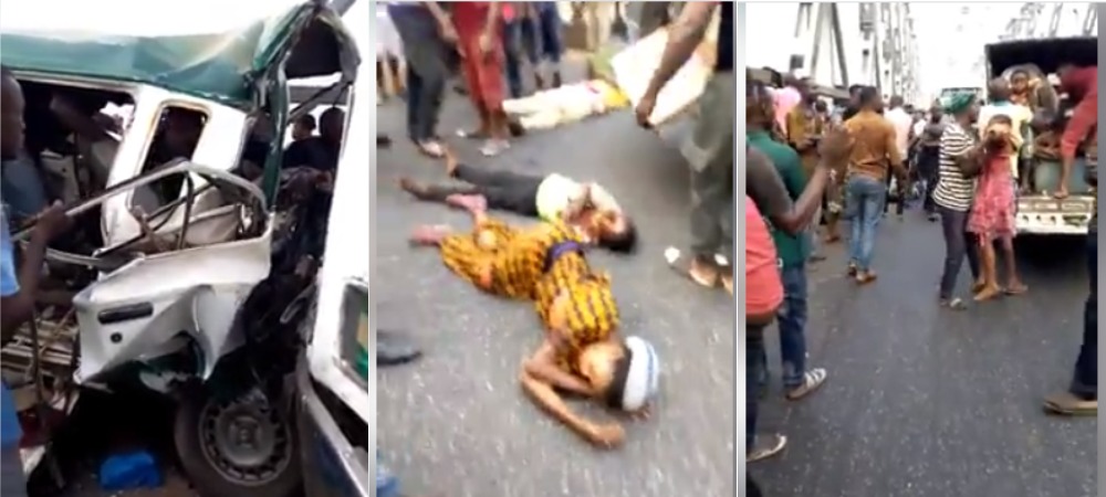 Passengers Killed As Bus Collides With Truck At Niger Bridge In Onitsha [Photos] 2