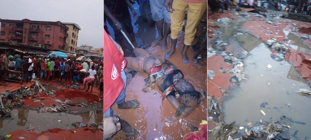Young Lady Swept Away During Heavy Rainfall In Onitsha, Anambra State [Photos] 2